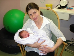 Mother and son