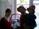 Leaving the hospital together