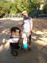 Maia's first walk